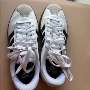 adidas White and Black Classic Retro Runners
